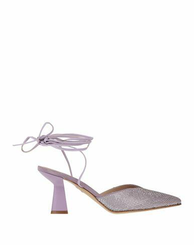 Janet & Janet Woman Pumps Lilac Leather Cover