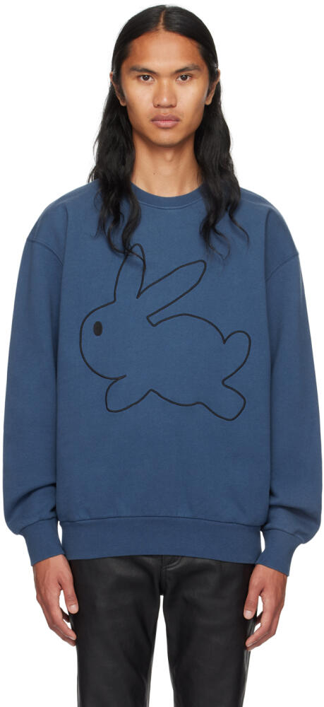 JW Anderson Blue Bunny Sweatshirt Cover