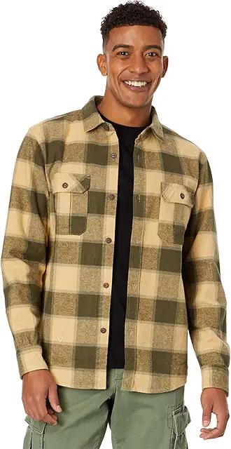 VISSLA Creators Innovators Eco Long Sleeve Flannel (Tarp) Men's Clothing Cover