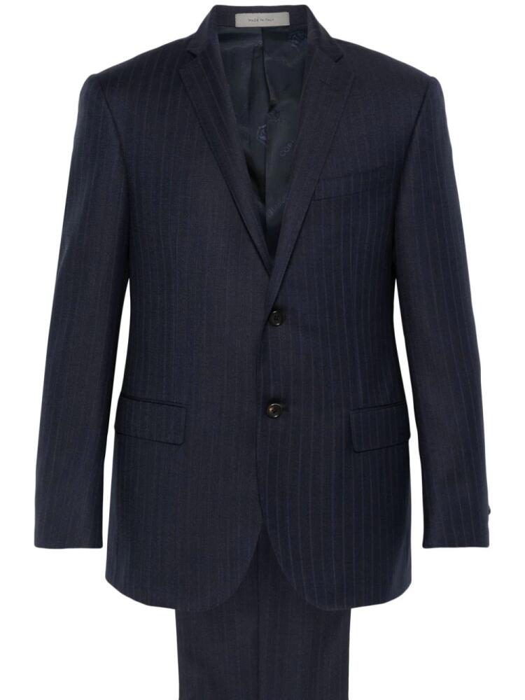 Corneliani pinstriped suit - Blue Cover