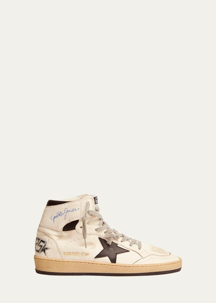 Golden Goose Sky Star Bicolor High-Top Sneakers Cover