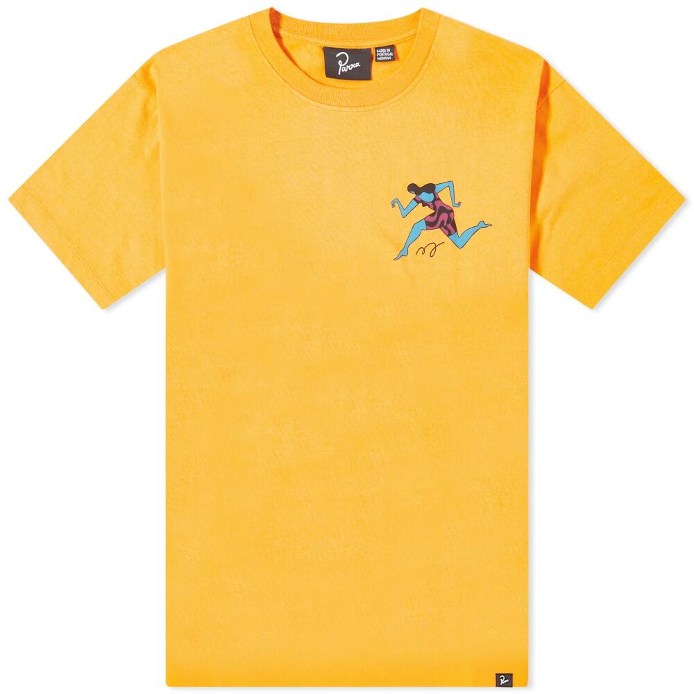 By Parra Men's No Parking T-Shirt in Burned Yellow Cover