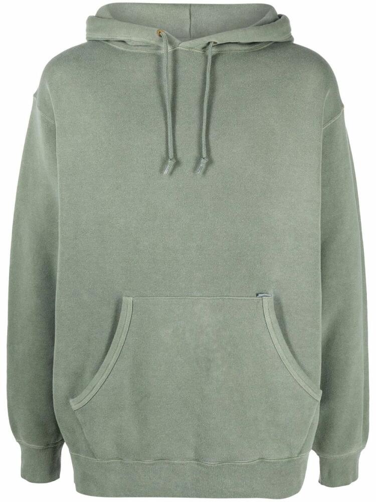 WTAPS drawstring-fastening hoodie - Green Cover