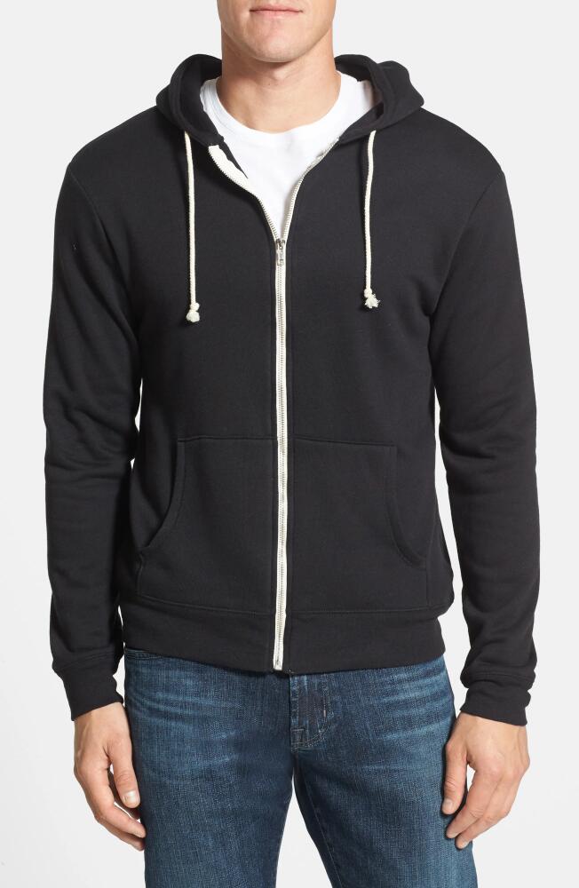 Threads 4 Thought Trim Fit Heathered Fleece Zip Hoodie in Black Cover