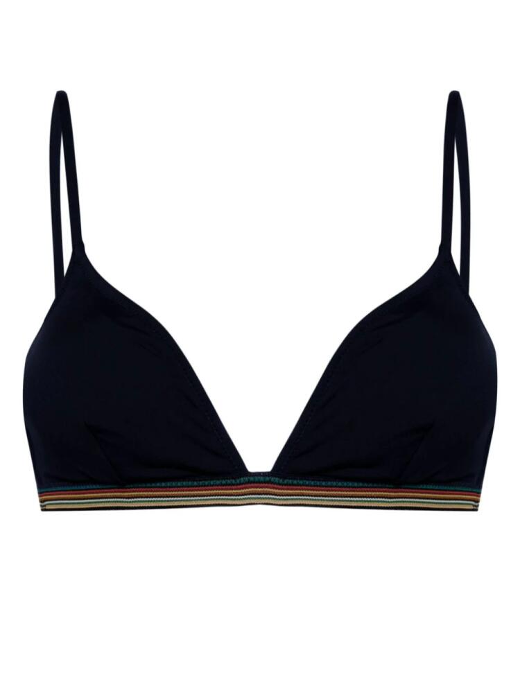 Paul Smith Signature Stripe bikini top - Blue Cover