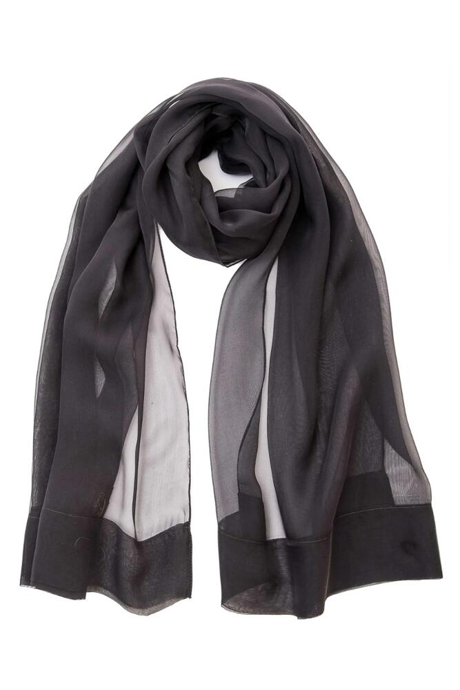 Elizabetta Carmen - Silk Scarf/Shawl for Women in Black Cover