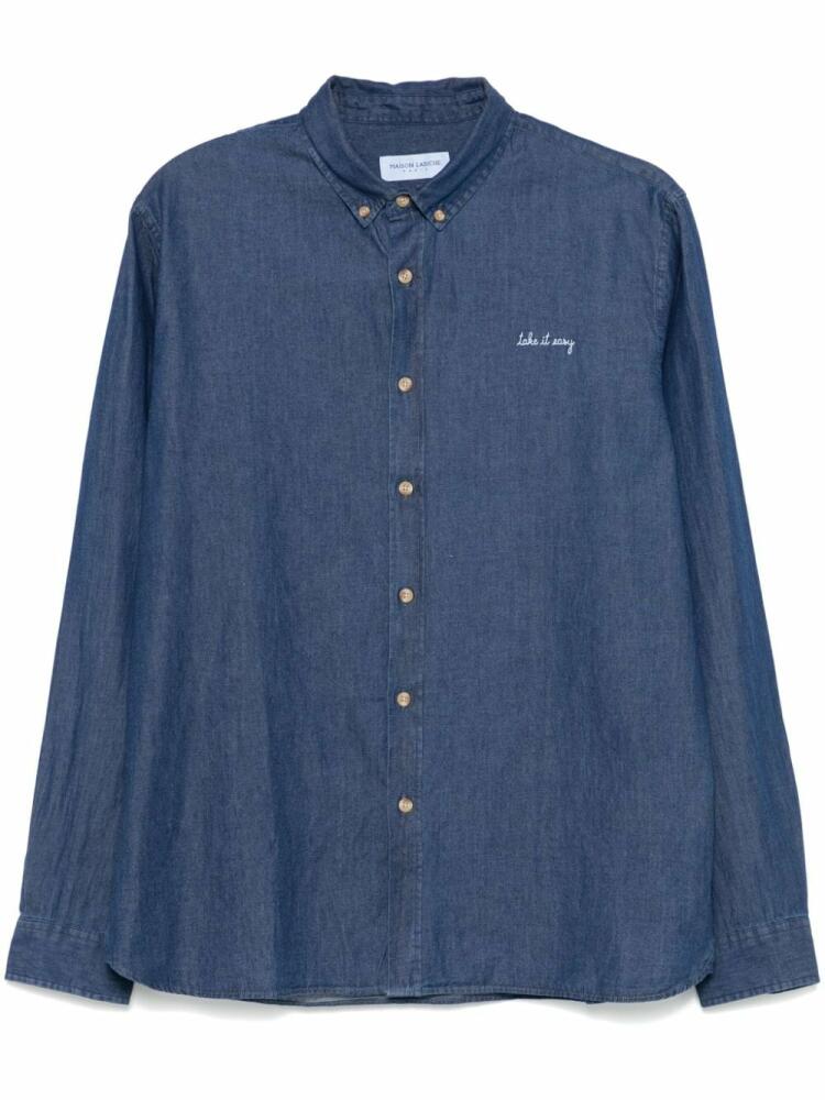 Maison Labiche Take It Easy shirt - Blue Cover