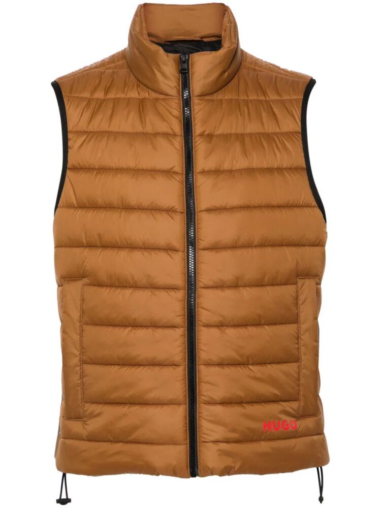 HUGO Brentino gilet - Brown Cover