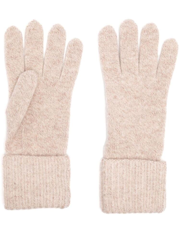 N.Peal plated rib gloves - Neutrals Cover