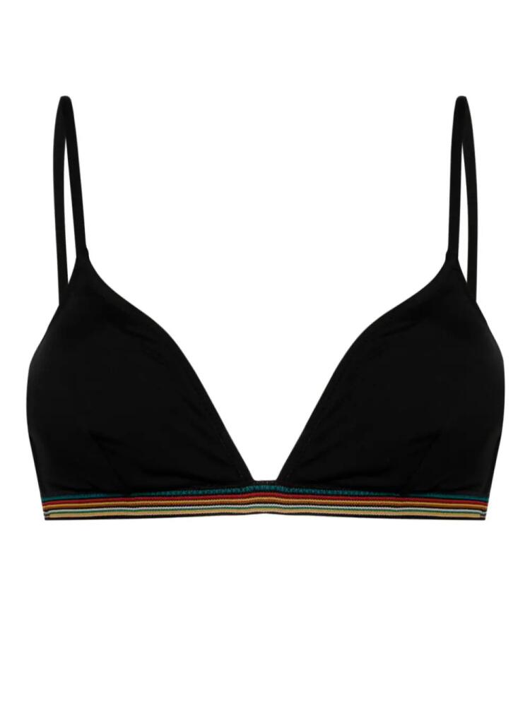 Paul Smith Signature Stripe bikini top - Black Cover