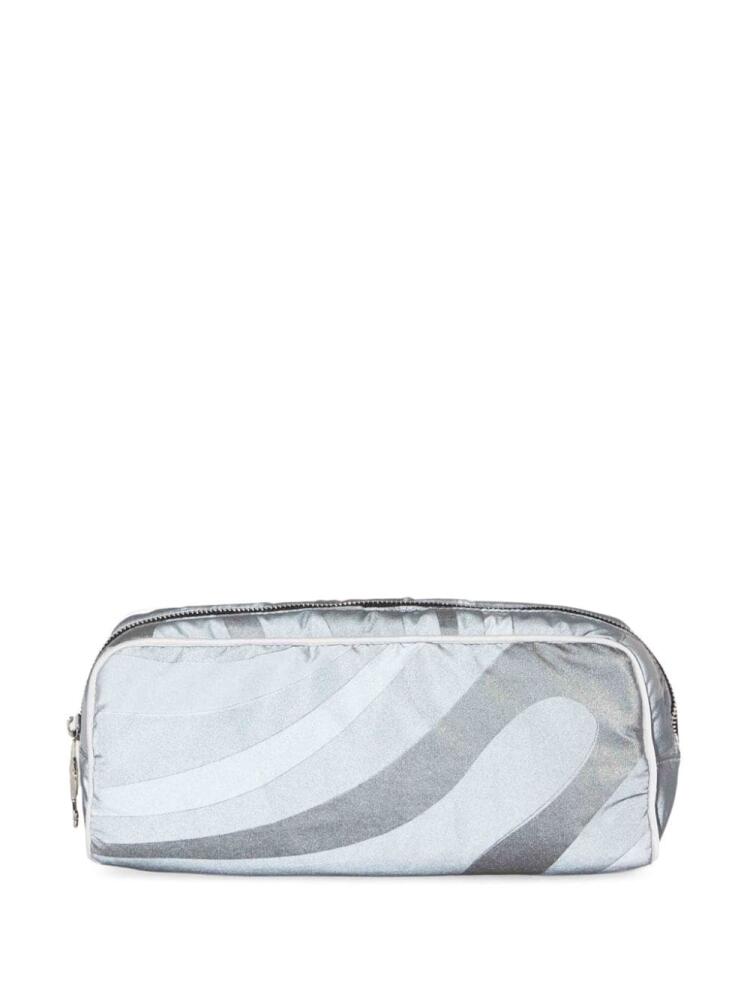 PUCCI abstract-print make-up bag - Silver Cover