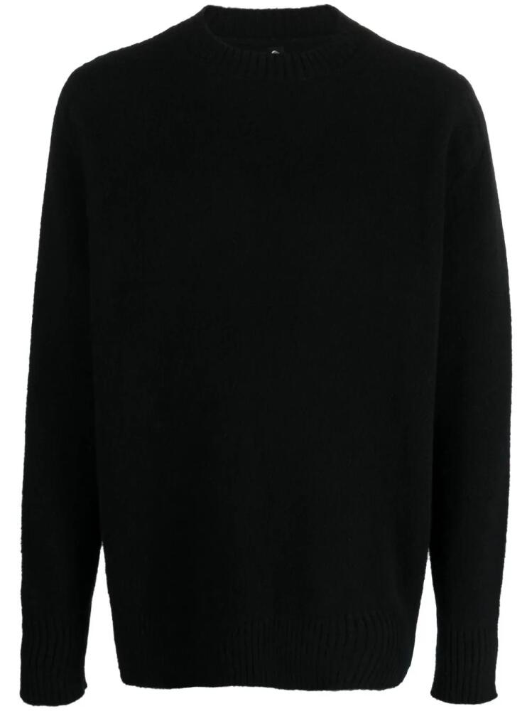 OAMC logo-print wool jumper - Black Cover