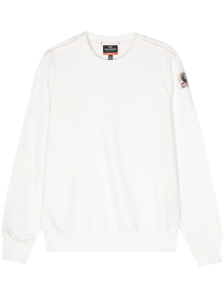 Parajumpers K2 logo-patch sweatshirt - White Cover