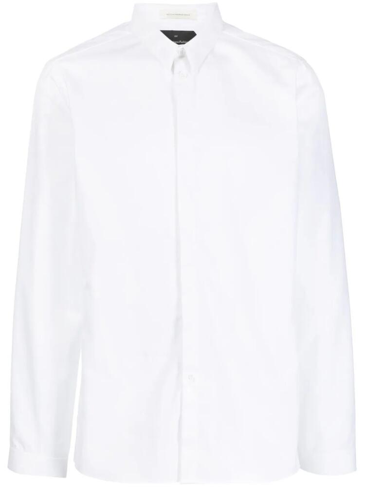 Nicolas Andreas Taralis cotton long-sleeve shirt - White Cover