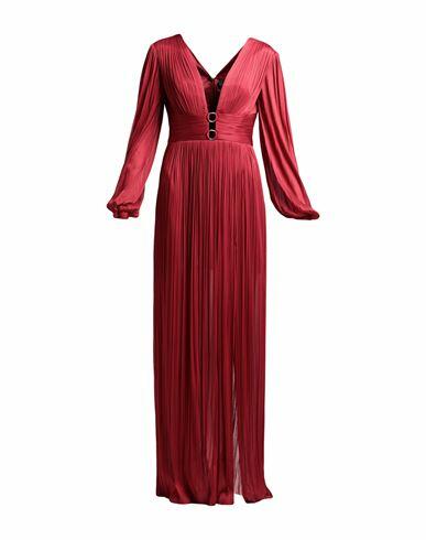 Iris Serban Woman Maxi dress Red Silk Cover