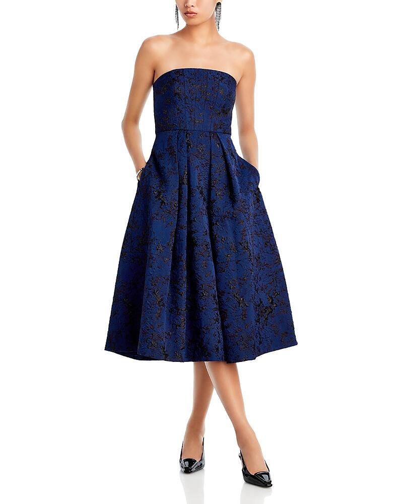 Ml Monique Lhuillier Isabel Jacquard Midi Dress Cover