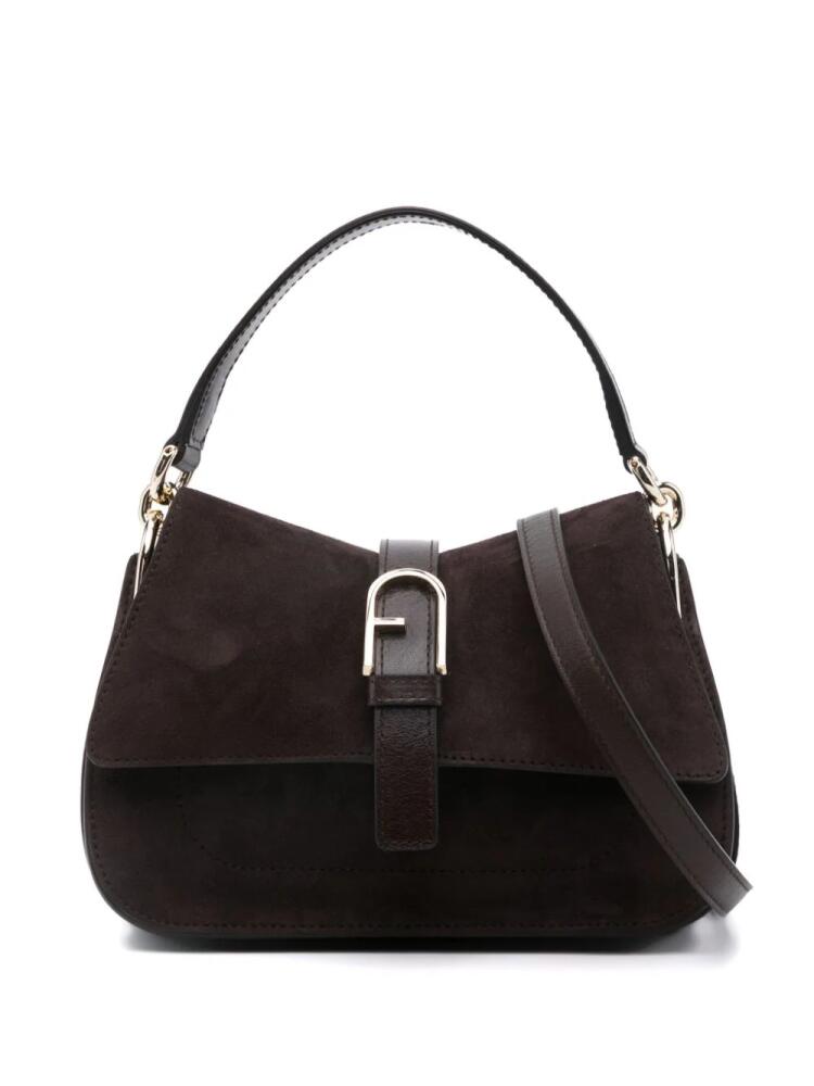 Furla mini Flow tote bag - Brown Cover