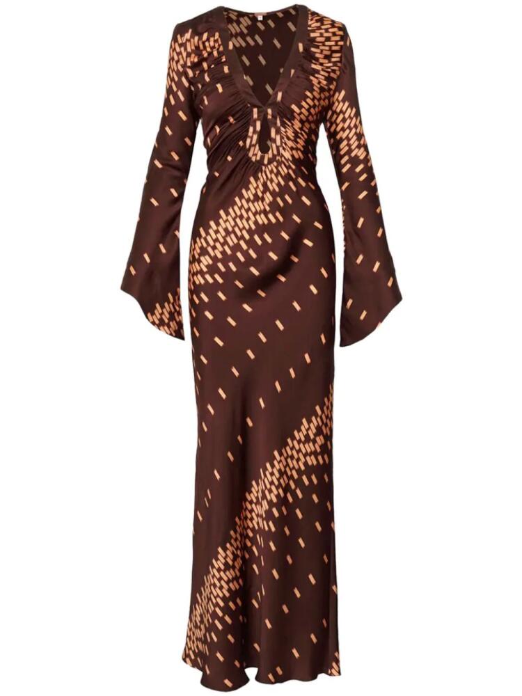 Johanna Ortiz Voragine maxi dress - Brown Cover