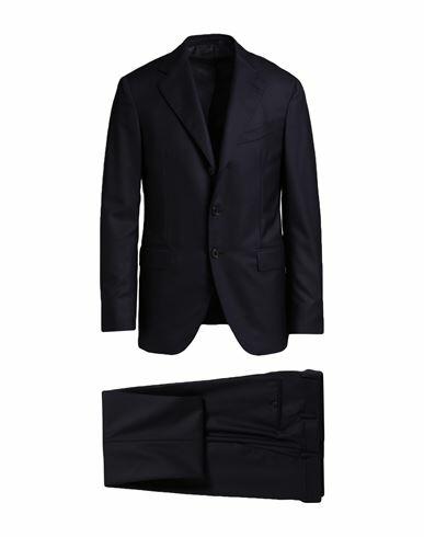 Caruso Man Suit Midnight blue Super 180s Wool Cover