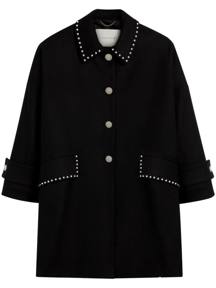 Mackintosh Humbie overcoat - Black Cover