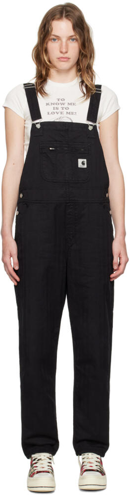 Carhartt Work In Progress Black Norris Bib Overalls Cover