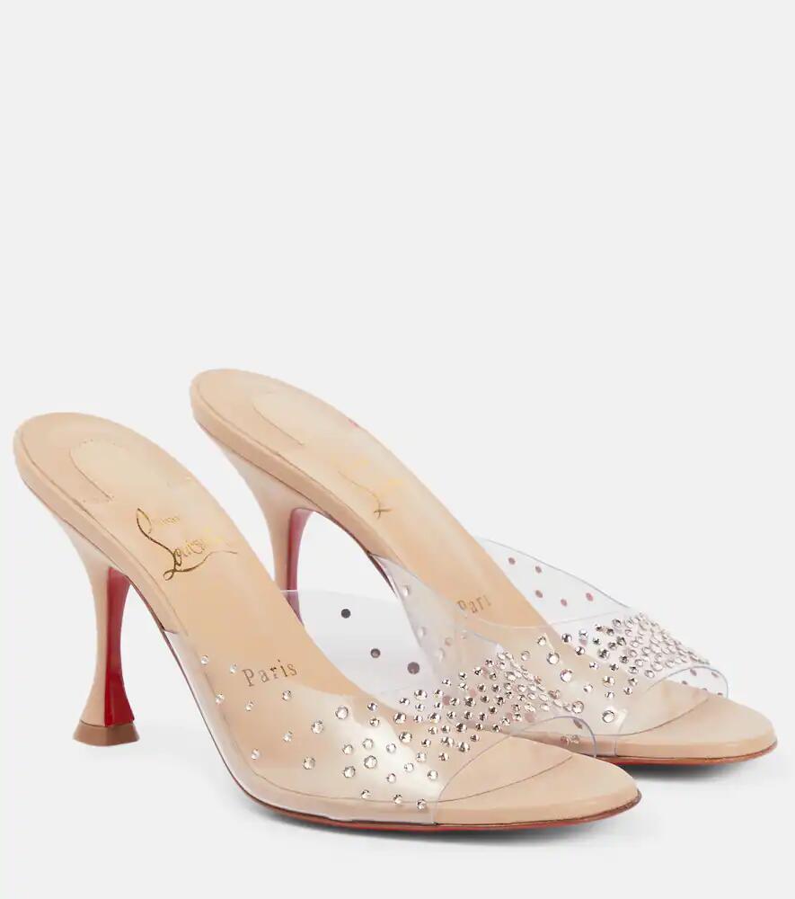 Christian Louboutin Nudes Degramule embellished mules Cover