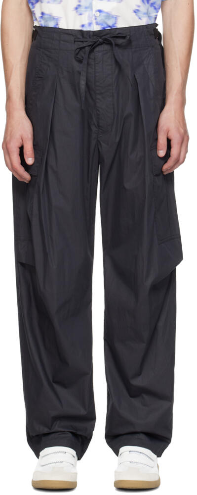 Isabel Marant Black Caleb Cargo Pants Cover