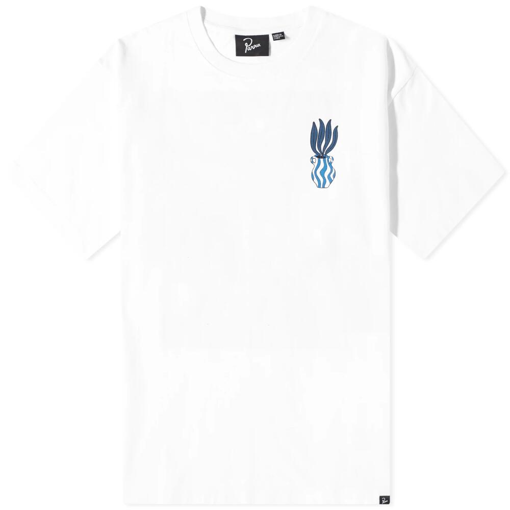 By Parra Men's Kick The Vase T-Shirt in White Cover