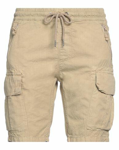 Alpha Industries Man Shorts & Bermuda Shorts Sand Cotton Cover