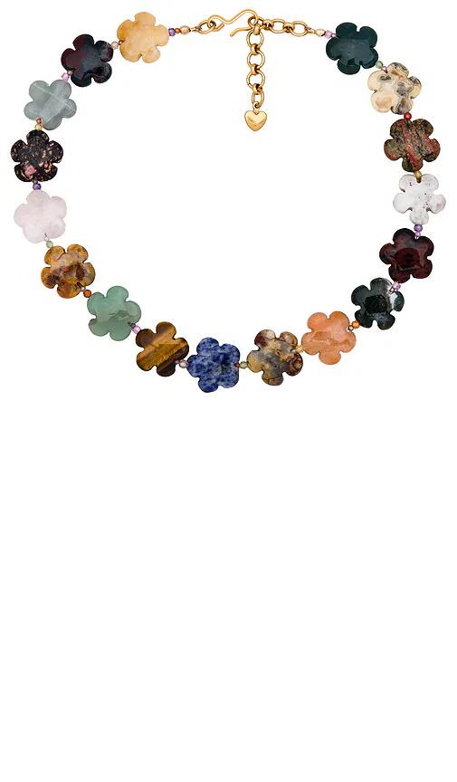 Brinker + Eliza Bloom Necklace in Brown Cover