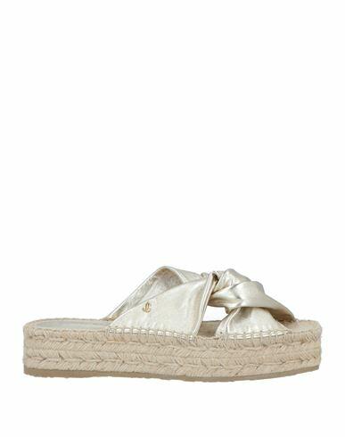 Jimmy Choo Woman Espadrilles Platinum Leather Cover