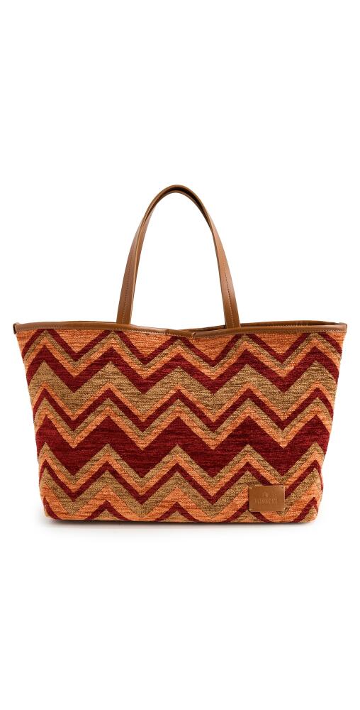 Missoni Small Shopping Tote Tramonto Cuoio Cover