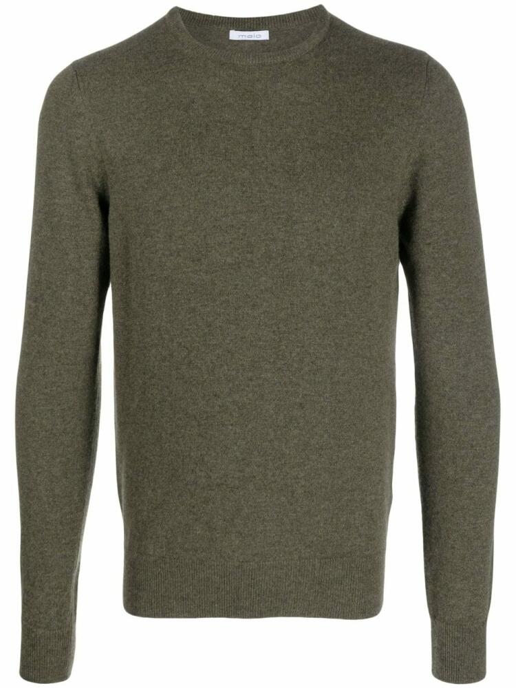 Malo crew-neck cashmere jumper - Green Cover