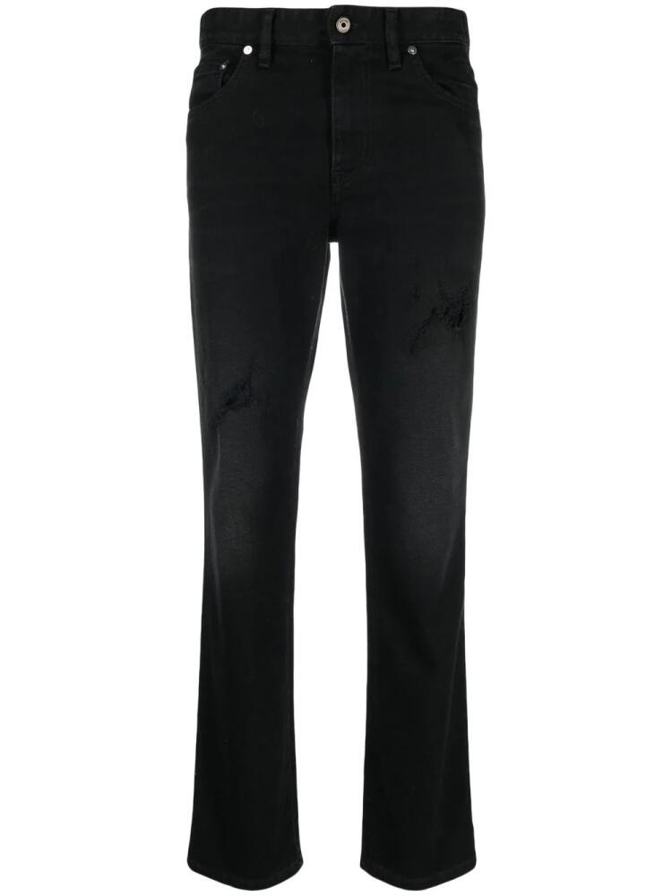 Just Cavalli high-rise straight-leg jeans - Black Cover