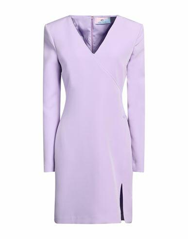 Chiara Ferragni Woman Mini dress Lilac Polyester, Elastane Cover