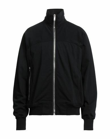 Rick Owens Man Sweatshirt Black Cotton Cover