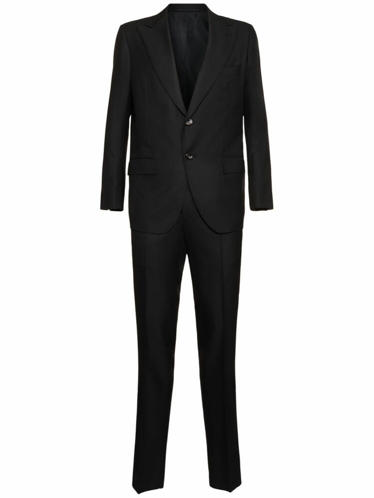 KITON Single Breasted Wool Suit Cover