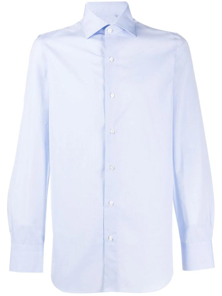 Finamore 1925 Napoli slim-fit dress shirt - Blue Cover