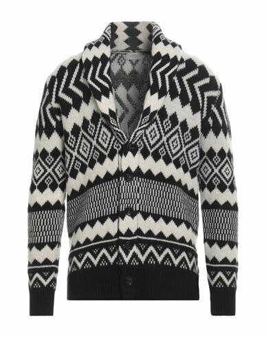 Altea Man Cardigan Black Virgin Wool, Cashmere Cover