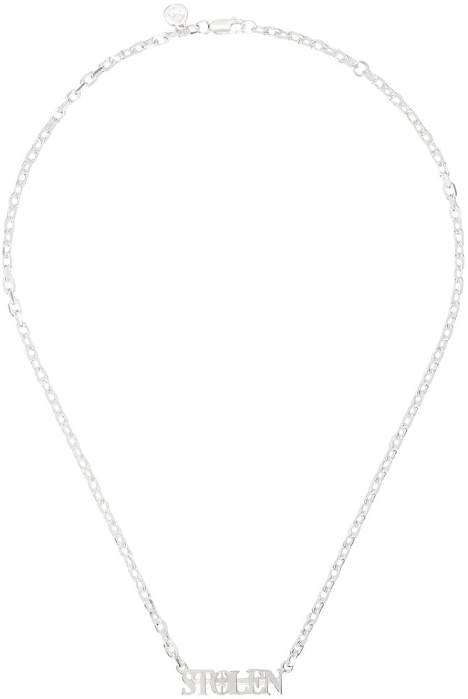 Stolen Girlfriends Club Silver 'Stolen' Necklace Cover