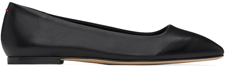 Aeyde Black Ida Ballerina Flats Cover