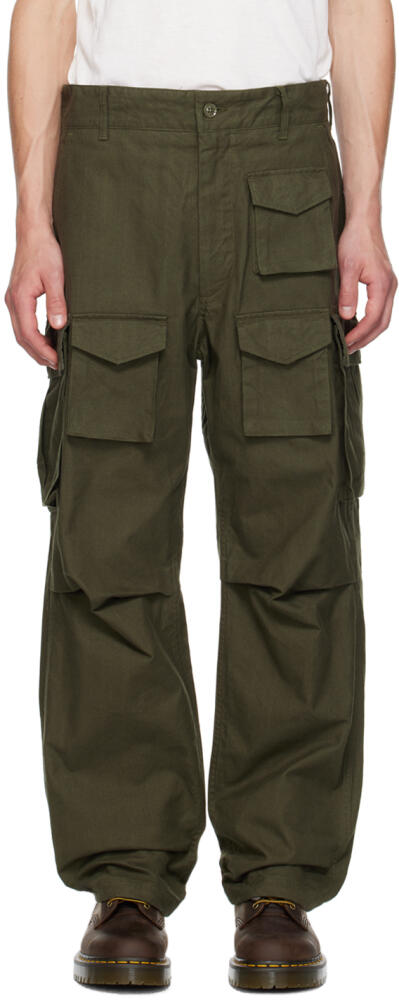 Engineered Garments Green FA Cargo Pants Cover