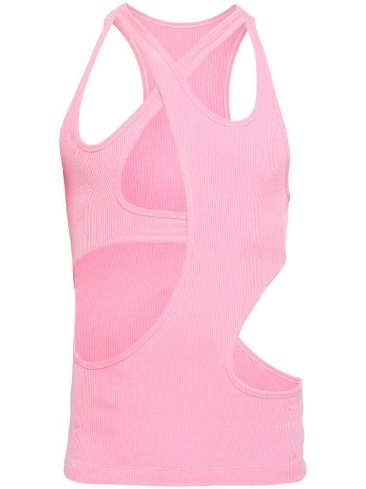 Natasha Zinko cut-out tank top - Pink Cover