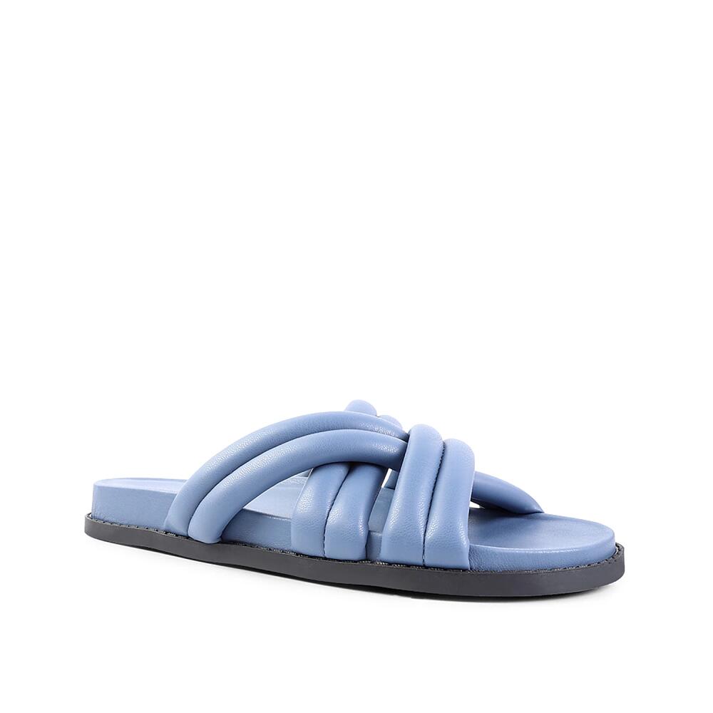 London Rag Dusk Dust Slide Sandal | Women's | Blue Cover