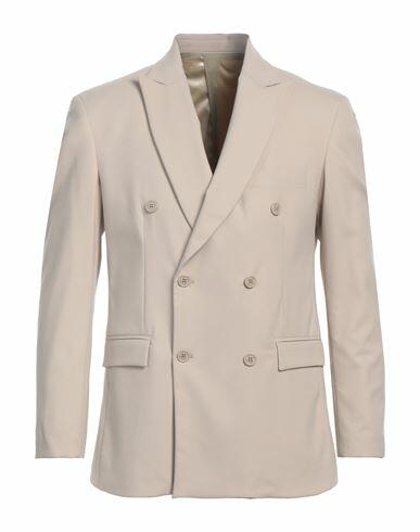 Family First Milano Man Blazer Ivory Polyester, Viscose, Wool, Elastane Cover