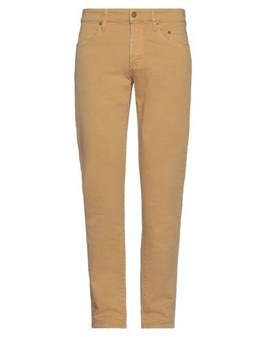 Siviglia Man Pants Camel Organic cotton, Elastane Cover