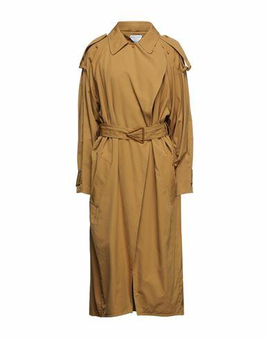 Bottega Veneta Woman Overcoat & Trench Coat Camel Cotton, Viscose, Polyester Cover