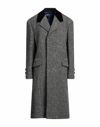 Marni Woman Coat Grey Wool, Cotton, Calfskin Cover