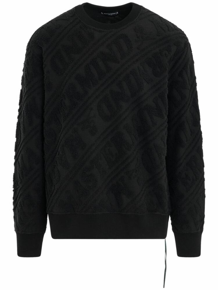 Mastermind Japan pile jacquard hoodie - Black Cover