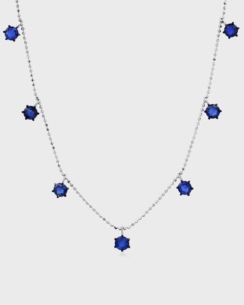 Graziela Gems Blue Sapphire Floating Necklace Cover